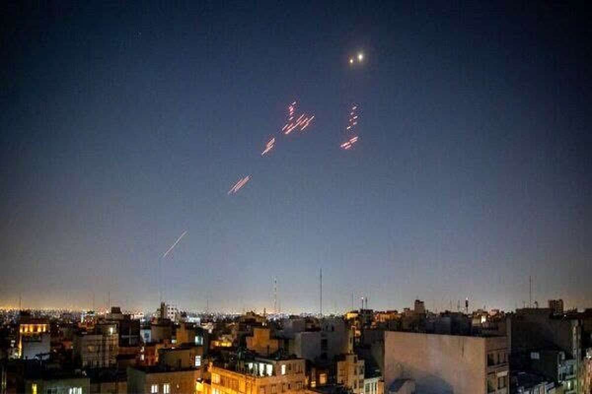 ببینید| فعال شدن پدافند در غرب تهران