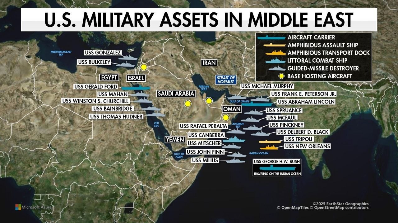 وضعیت ناوگان دریایی ایالات متحده در خاورمیانه