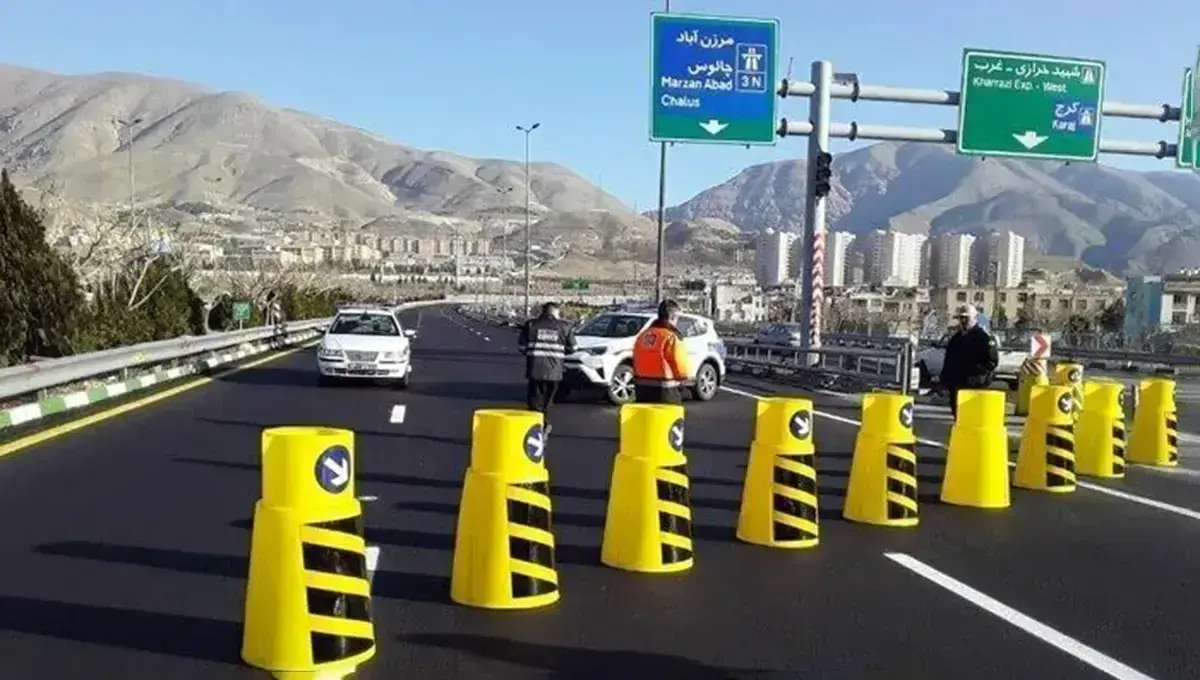 جاده چالوس تا اطلاع ثانوی یک‌ طرفه شد