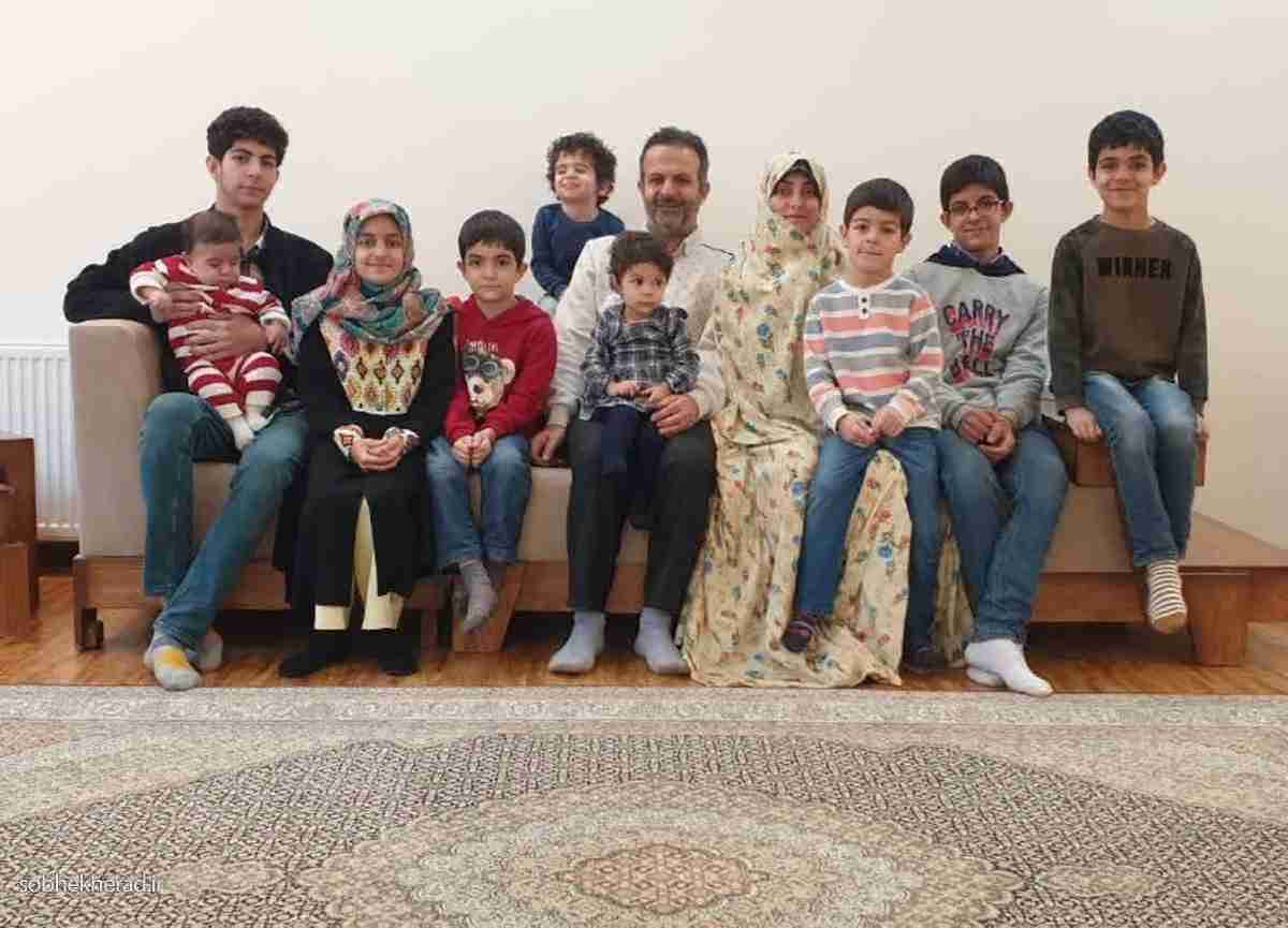 ببینید| گفت‌و‌گو با مادر دهه شصتی که ۱۰ فرزند دارد!