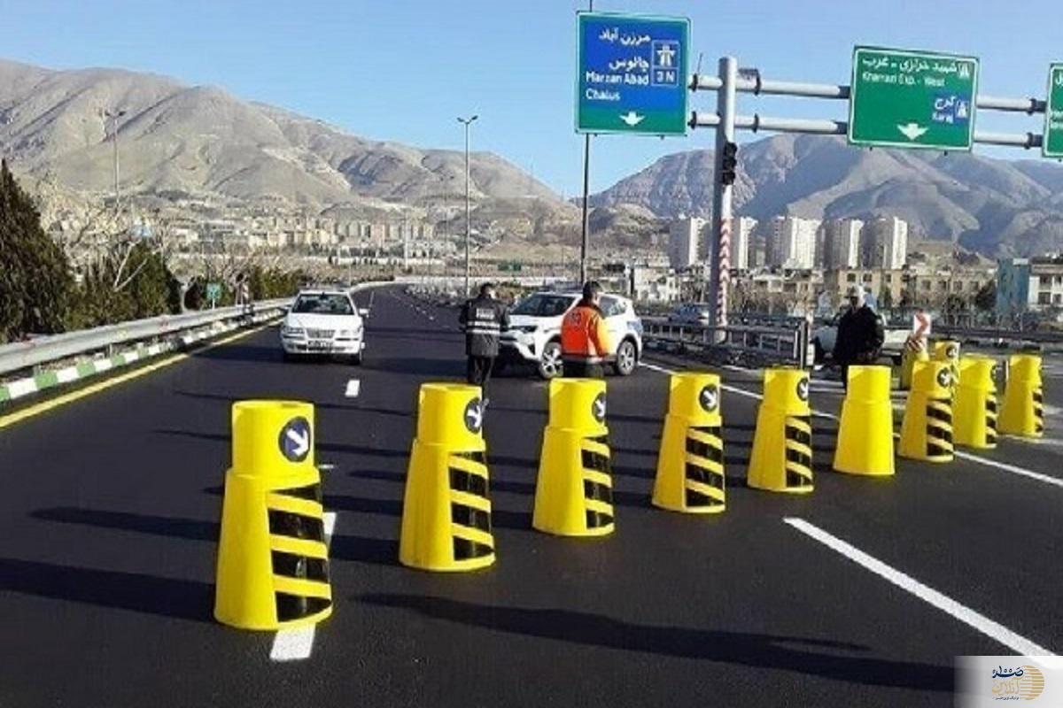 محدودیت‌های جدید جاده چالوس اعلام شد