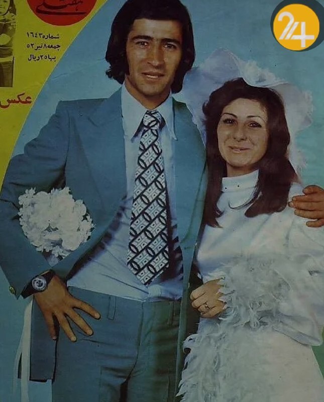 عکس عروسی حجازی روی جلد مجله عکس عروسی حجازی روی جلد مجله