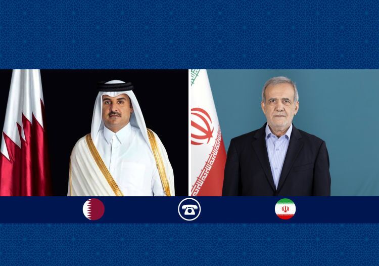 گفتوگوی تلفنی پزشکیان با امیر قطر: تلاشهای جدی و کارشناسی برای جمعبندی نهایی اسناد و متون توافق در حال انجام است گفتوگوی تلفنی پزشکیان با امیر قطر: تلاشهای جدی و کارشناسی برای جمعبندی نهایی اسناد و متون توافق در حال انجام است