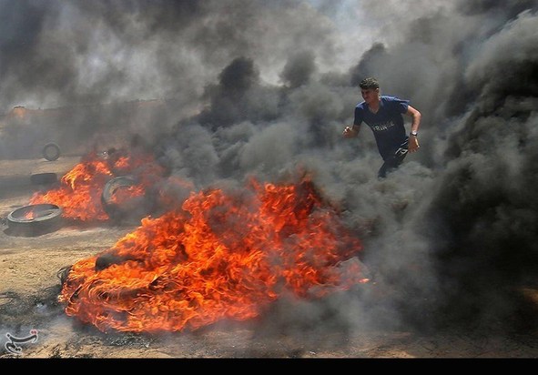 ادامه تنش در نوار غزه در پی انتقال سفارت آمریکا