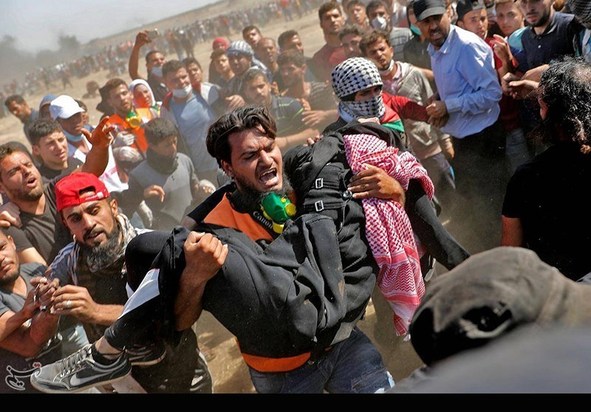 ادامه تنش در نوار غزه در پی انتقال سفارت آمریکا