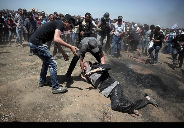 ادامه تنش در نوار غزه در پی انتقال سفارت آمریکا