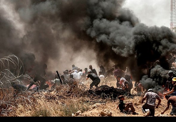 ادامه تنش در نوار غزه در پی انتقال سفارت آمریکا