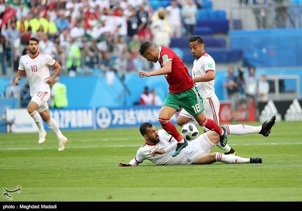 فوتبال ایران و مراکش جام جهانی 2018