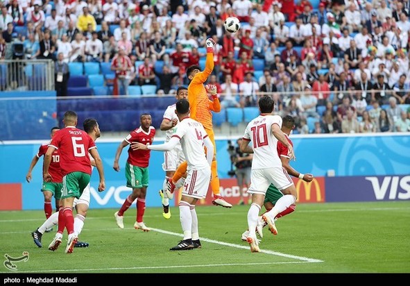 فوتبال ایران و مراکش جام جهانی 2018