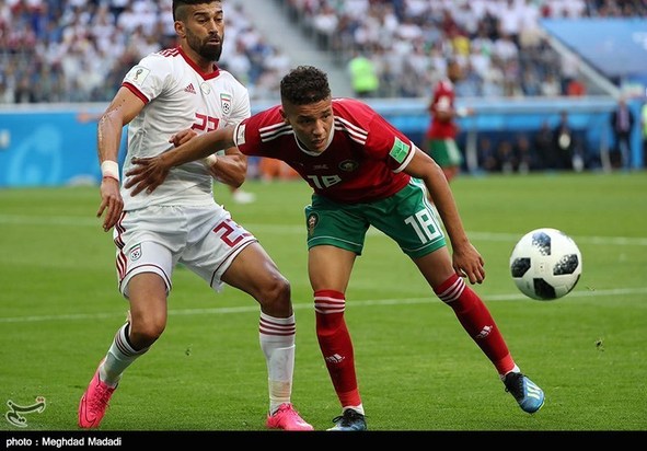 فوتبال ایران و مراکش جام جهانی 2018
