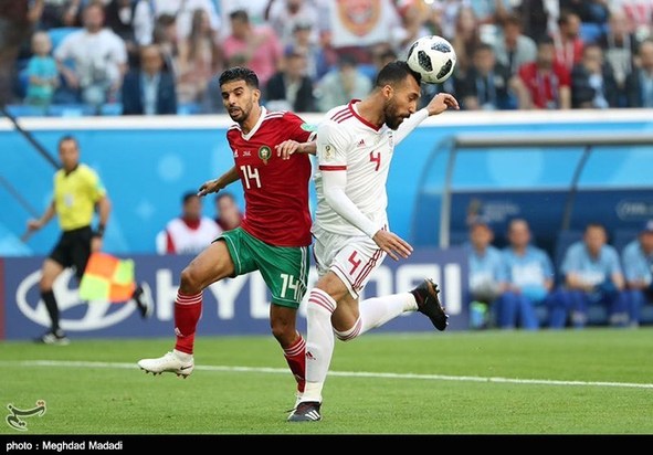 فوتبال ایران و مراکش جام جهانی 2018