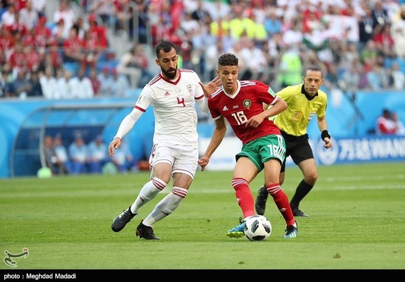 فوتبال ایران و مراکش جام جهانی 2018
