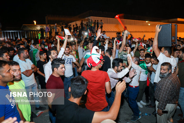 استقبال از اعضای تیم ملی ایران در فرودگاه