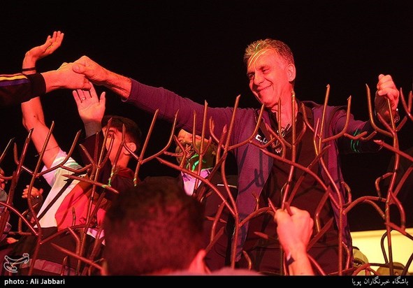 استقبال از اعضای تیم ملی ایران در فرودگاه