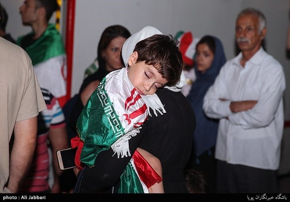 استقبال از اعضای تیم ملی ایران در فرودگاه