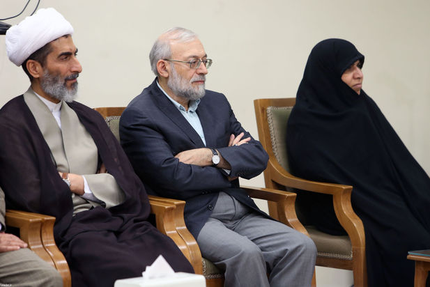 دیدار مقام معظم رهبری با رئیس و مسئولان قوه قضائیه