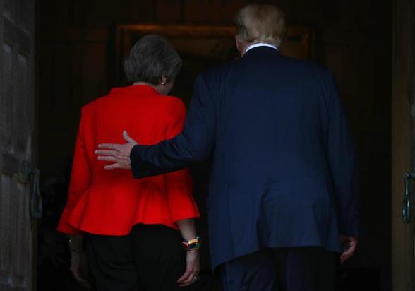 سفر ترامپ به انگلستان