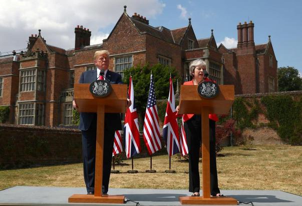 سفر ترامپ به انگلستان