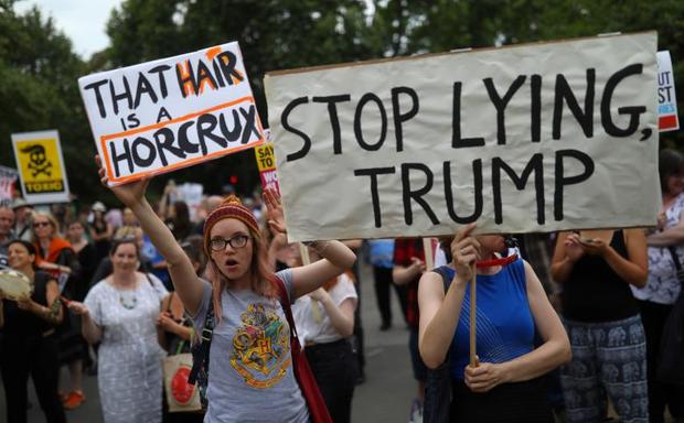 سفر ترامپ به انگلستان