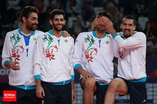 مدال طلای تیم ملی والیبال ایران