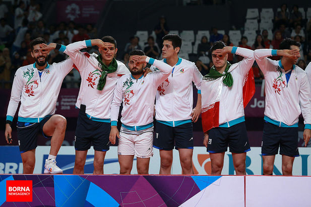 مدال طلای تیم ملی والیبال ایران