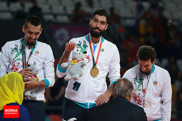 مدال طلای تیم ملی والیبال ایران