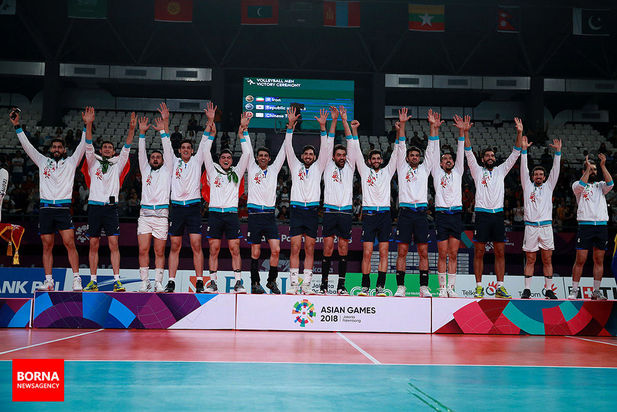 مدال طلای تیم ملی والیبال ایران