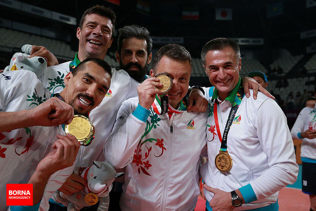 مدال طلای تیم ملی والیبال ایران