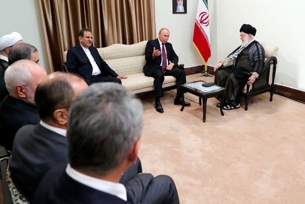 دیدار رؤسای جمهور روسیه و ترکیه با مقام معظم رهبری