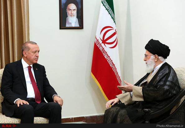 دیدار رؤسای جمهور روسیه و ترکیه با مقام معظم رهبری