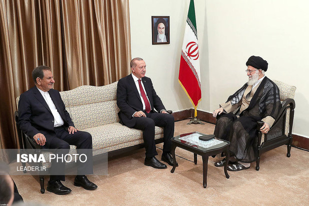 دیدار رؤسای جمهور روسیه و ترکیه با مقام معظم رهبری