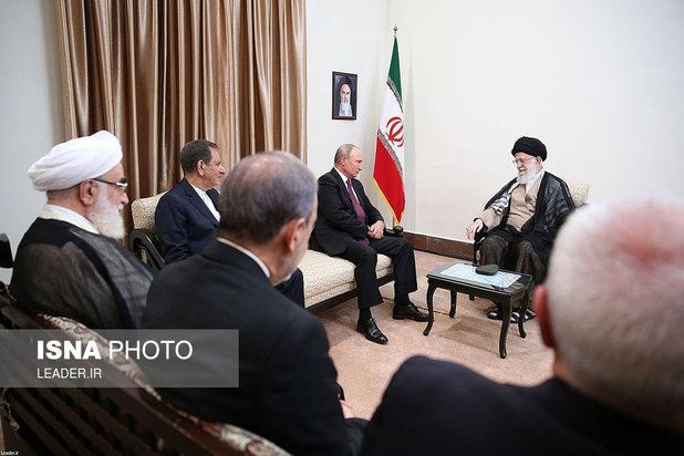 دیدار رؤسای جمهور روسیه و ترکیه با مقام معظم رهبری