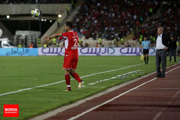 در حاشیه دیدار تیم های فوتبال پرسپولیس و نساجی مازندران 