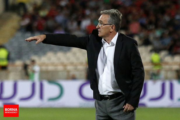 در حاشیه دیدار تیم های فوتبال پرسپولیس و نساجی مازندران 