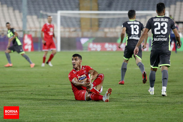 در حاشیه دیدار تیم های فوتبال پرسپولیس و نساجی مازندران 