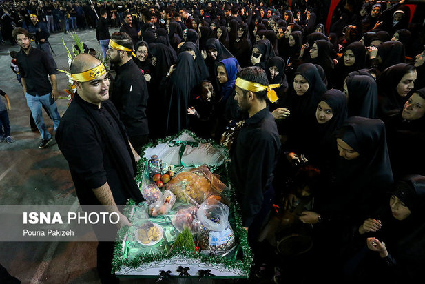 مراسم عزاداری و اجرای تعزیه حضرت قاسم در شهرستان مریانج - همدان