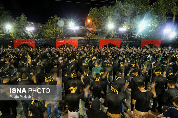 مراسم عزاداری و اجرای تعزیه حضرت قاسم در شهرستان مریانج - همدان