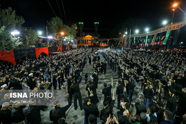 مراسم عزاداری و اجرای تعزیه حضرت قاسم در شهرستان مریانج - همدان