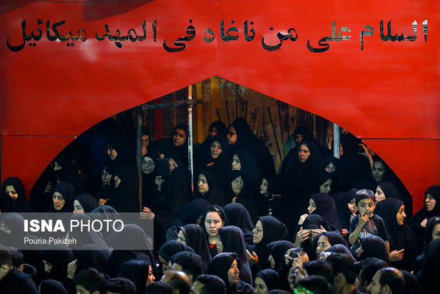 مراسم عزاداری و اجرای تعزیه حضرت قاسم در شهرستان مریانج - همدان