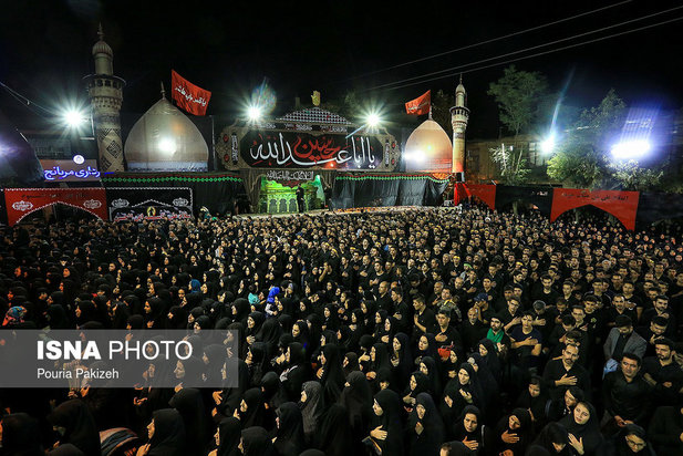 مراسم عزاداری و اجرای تعزیه حضرت قاسم در شهرستان مریانج - همدان