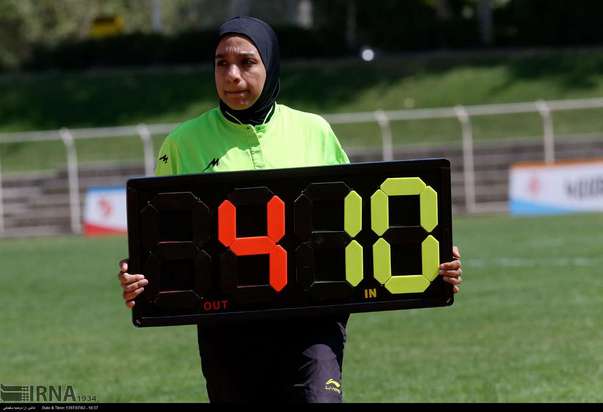 دیدار تیم‌های فوتبال دختران ایران و اردن