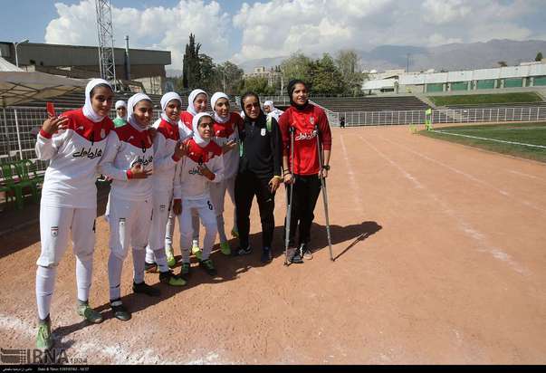 دیدار تیم‌های فوتبال دختران ایران و اردن