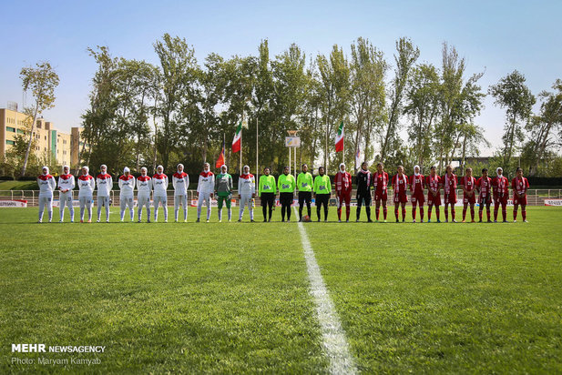 دیدار تیم های فوتبال دختران ایران و اردن_مهر