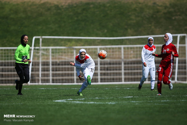 دیدار تیم های فوتبال دختران ایران و اردن_مهر
