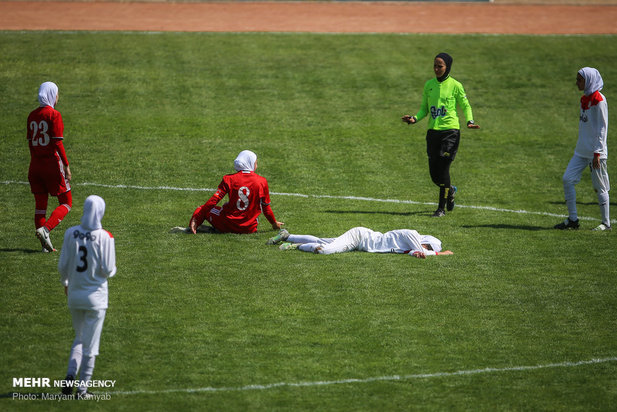 دیدار تیم های فوتبال دختران ایران و اردن_مهر