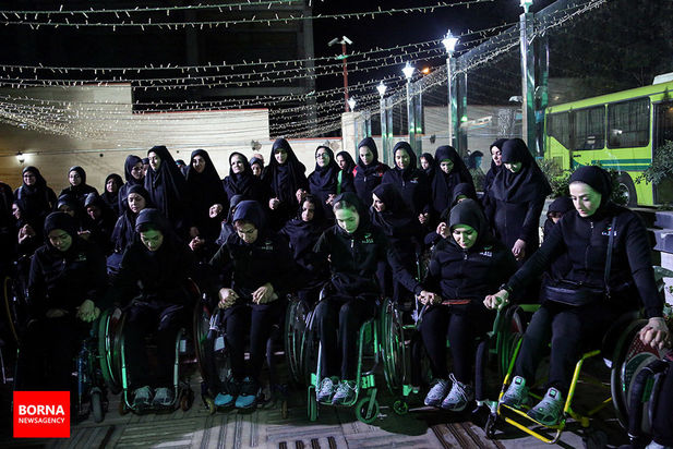 بدرقه کاروان جمهوری اسلامی ایران به مسابقات پاراآسیایی