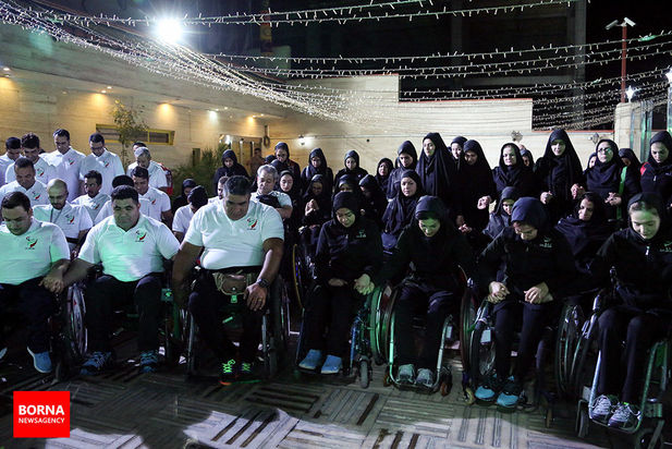 بدرقه کاروان جمهوری اسلامی ایران به مسابقات پاراآسیایی