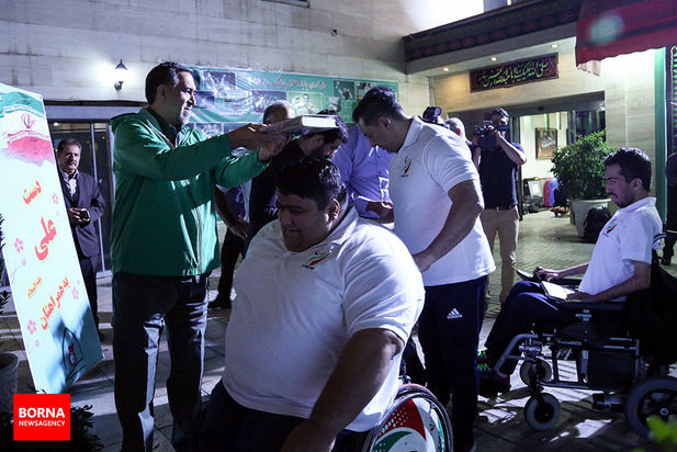 بدرقه کاروان جمهوری اسلامی ایران به مسابقات پاراآسیایی