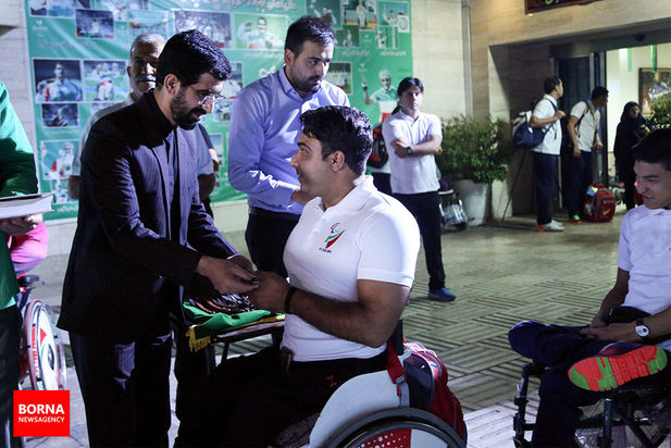 بدرقه کاروان جمهوری اسلامی ایران به مسابقات پاراآسیایی