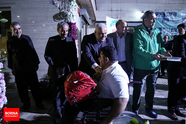 بدرقه کاروان جمهوری اسلامی ایران به مسابقات پاراآسیایی